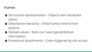 Frames Inheritance Introduction to Knowledge Engineering Part 1 | PPTX