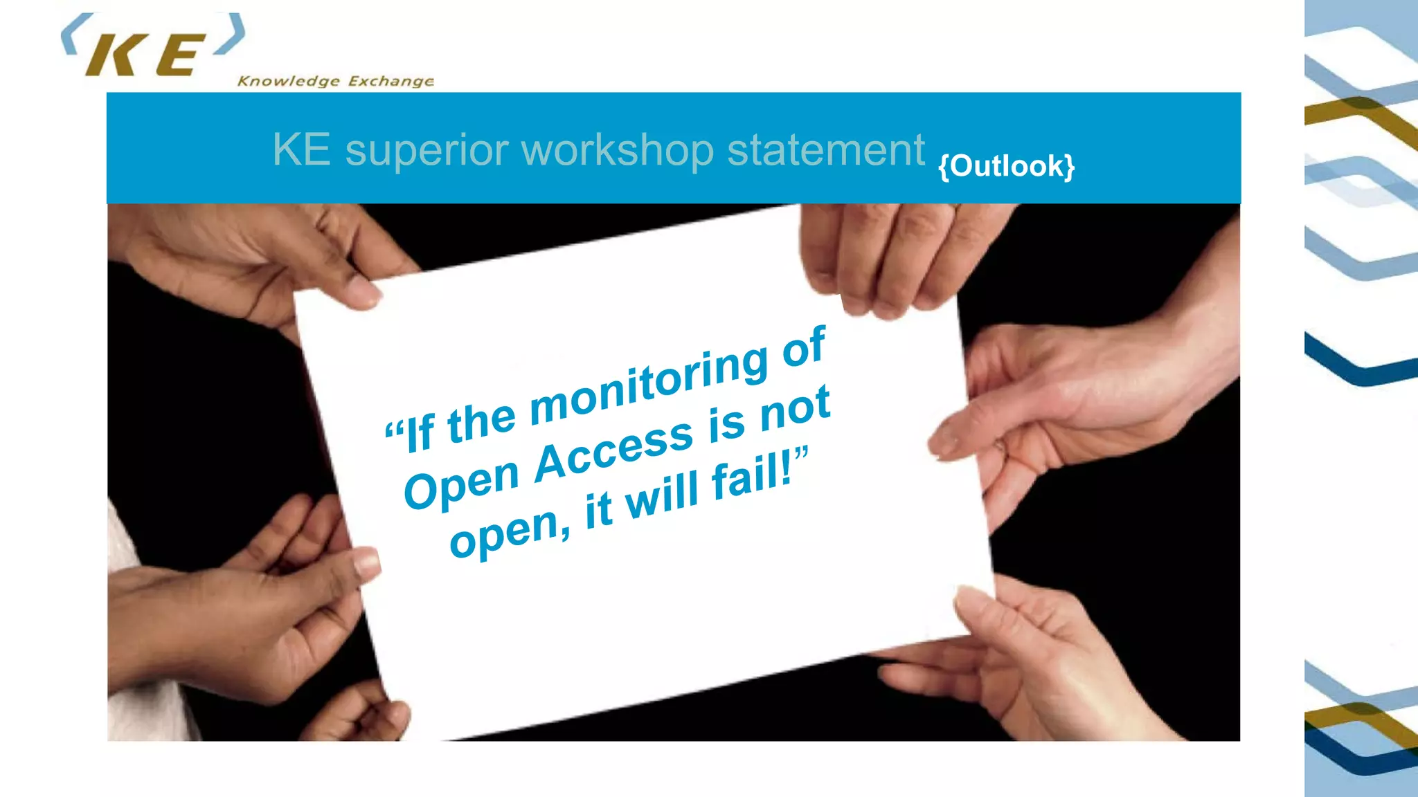 KE superior workshop statement {Outlook}
 