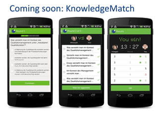 Coming soon: KnowledgeMatch
29
 