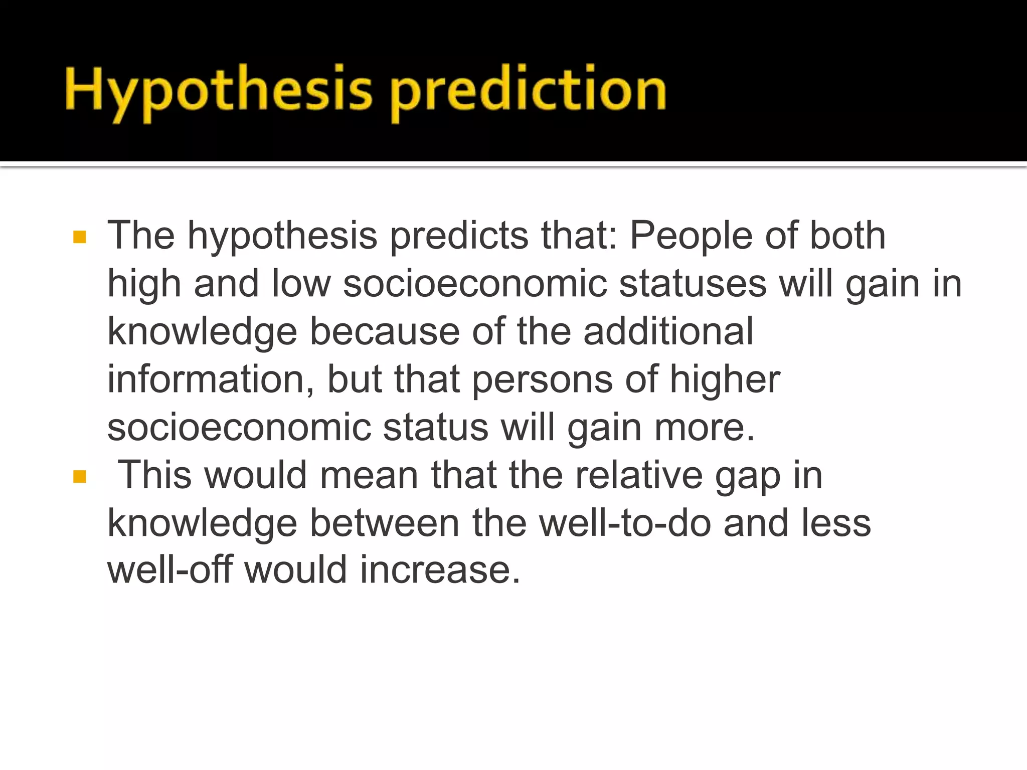 Knowledge gap theory | PPTX