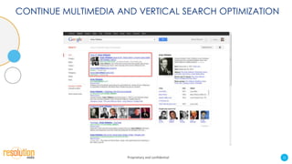 REVISIT META DESCRIPTIONS AND STRUCTURED DATA




                    Proprietary and confidential   23
 