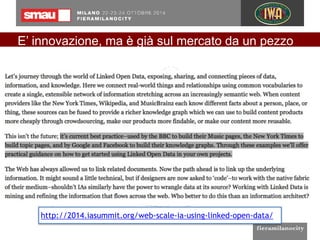 E’ innovazione, ma è già sul mercato da un pezzo 
http://2014.iasummit.org/web-scale-ia-using-linked-open-data/ 
 