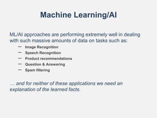 Machine Learning/AI
ML/AI approaches are performing extremely well in dealing
with such massive amounts of data on tasks s...