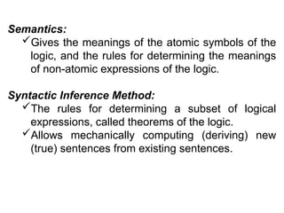 Knowledge & logic in Artificial Intelligence.pptx