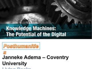 Janneke Adema – Coventry 
University 
 