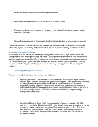 Knowledge Management