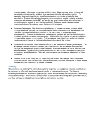 Knowledge Management