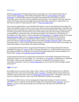 Knowledge Management