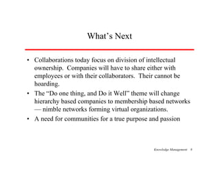 Knowledge Management