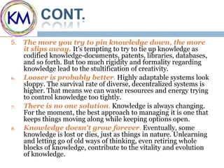 Knowledge management | PPTX
