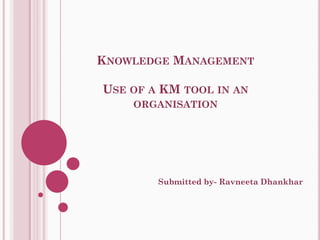 Knowledge management | PPT