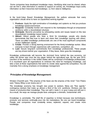 Knowledge Management Codify Knowledge management | DOC