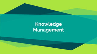 Knowledge
Management
 