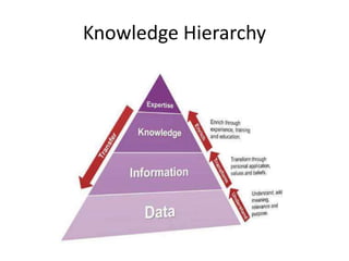 Knowledge Hierarchy
 