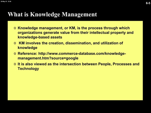 Knowledge management | PPT