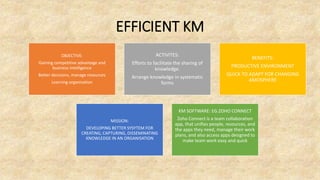 Knowledge management | PPTX