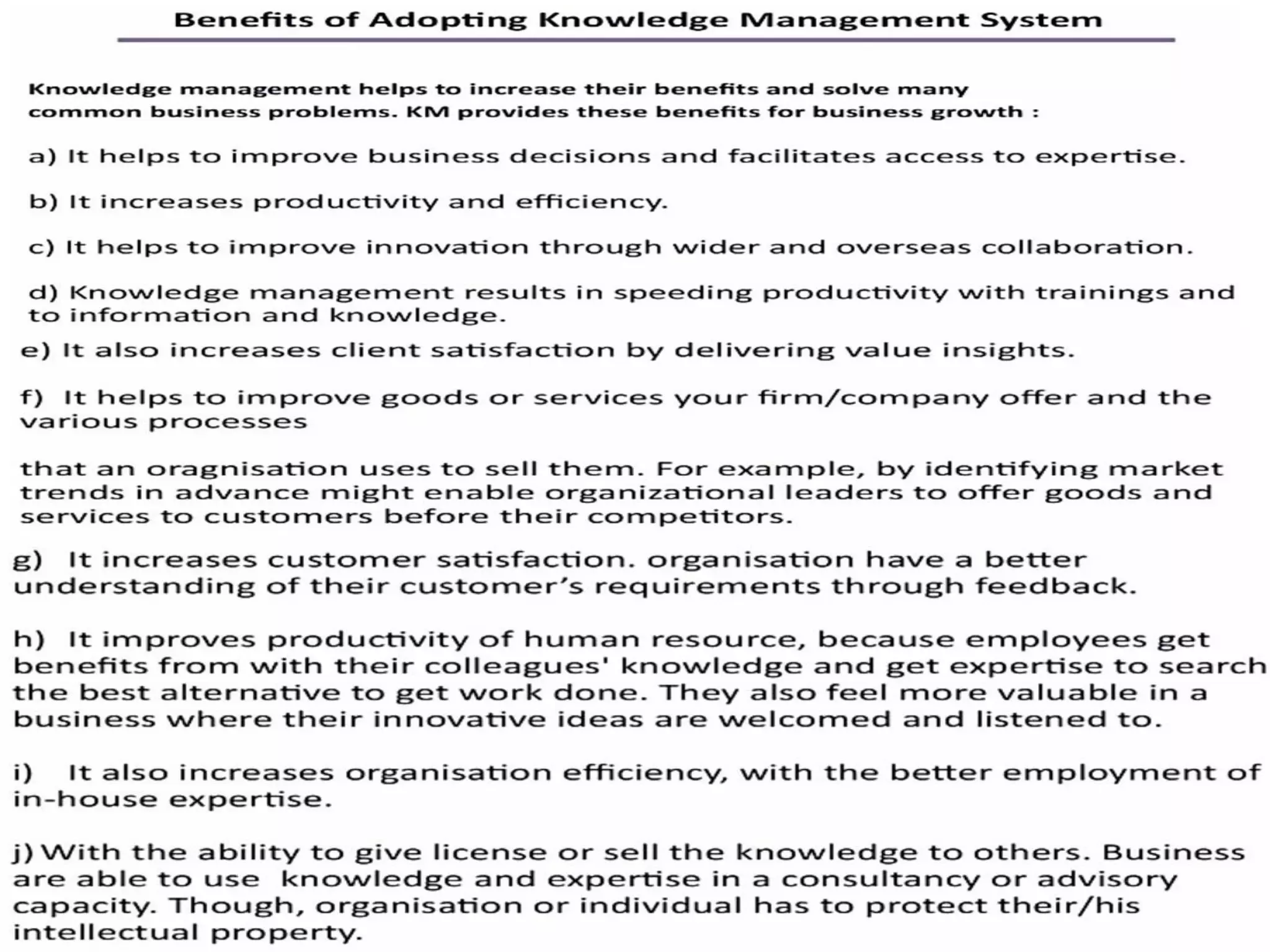 Knowledge Management System By Dr. B. J. Mohite