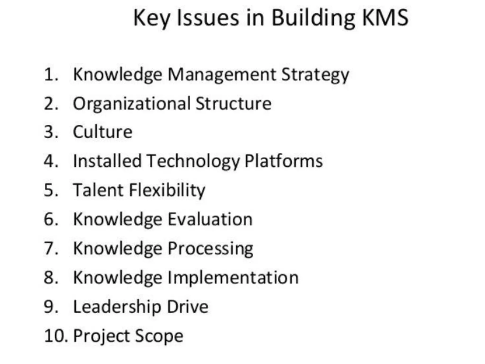 Knowledge Management System By Dr. B. J. Mohite