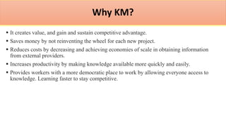 Knowledge management and Organizational Learning | PPTX
