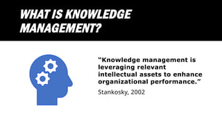 Knowledge Management and its importance. | PPTX