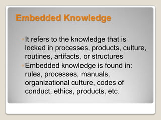 Knowledge management | PPTX