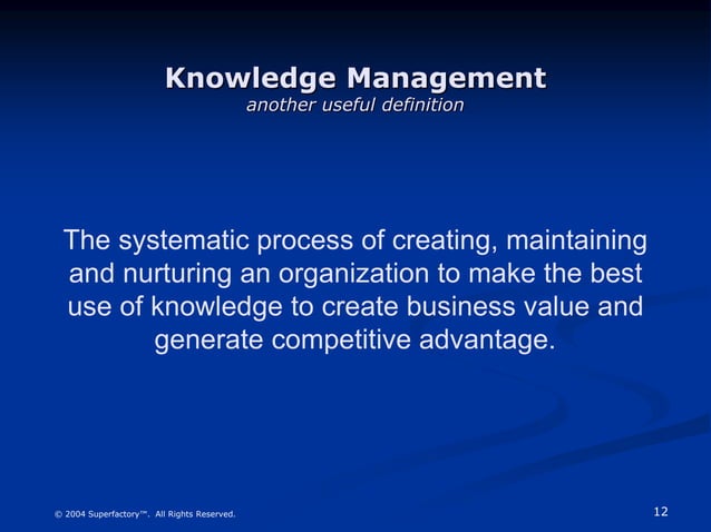 Knowledge_Management system important notes | PPT