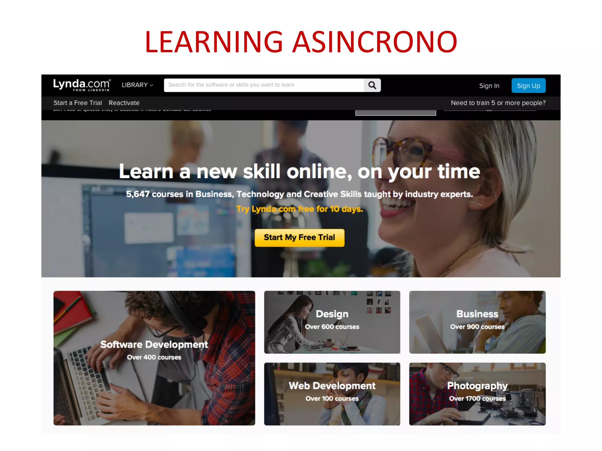 LEARNING	ASINCRONO
 