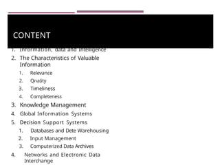 Knowledge Management and information systems.pptx