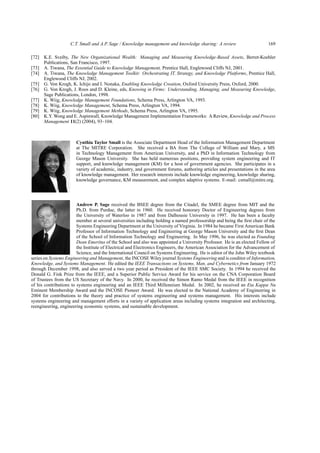 Knowledge management and knowledge sharing | PDF
