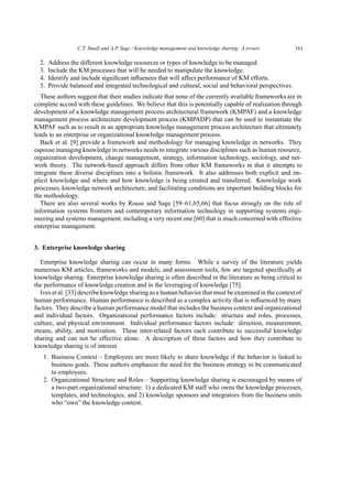 Knowledge management and knowledge sharing | PDF