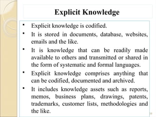 Knowledge management CBE 2012.pptx is the most important slides | PPTX