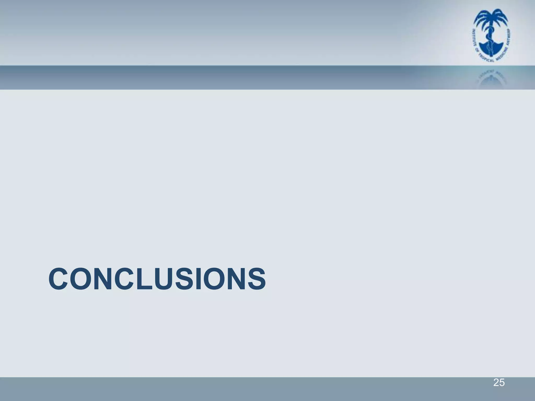 CONCLUSIONS


              25
 