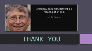 Knowledge management for growth