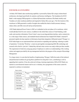 Knowledge management in banking sector india - Abhishek nagre | PDF