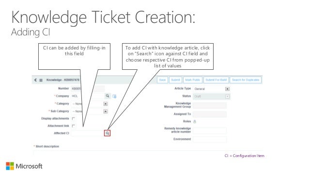 Knowledge Management in ServiceNow