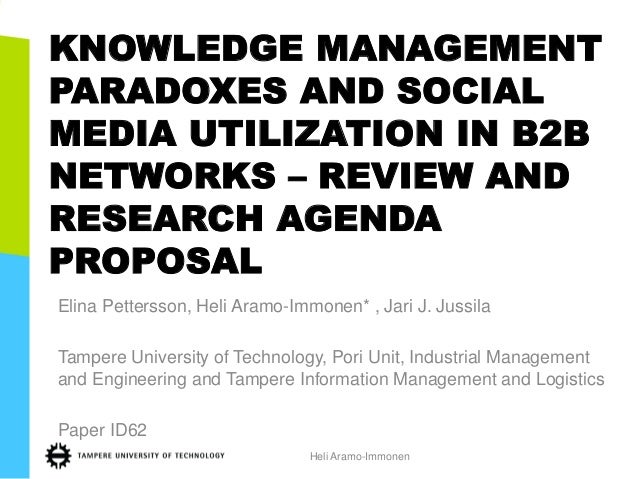 Phd research proposal knowledge management