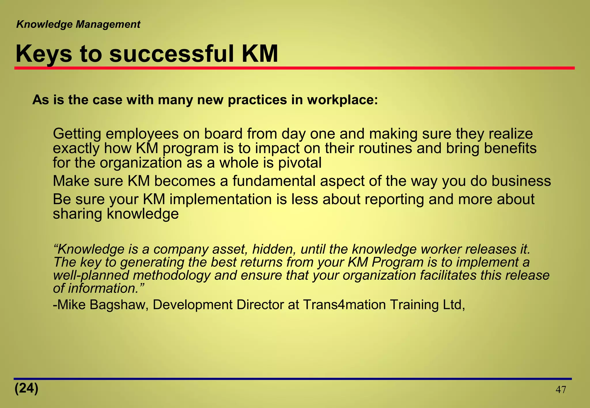 Knowledge management ppt | PPT | Business Administration | Business