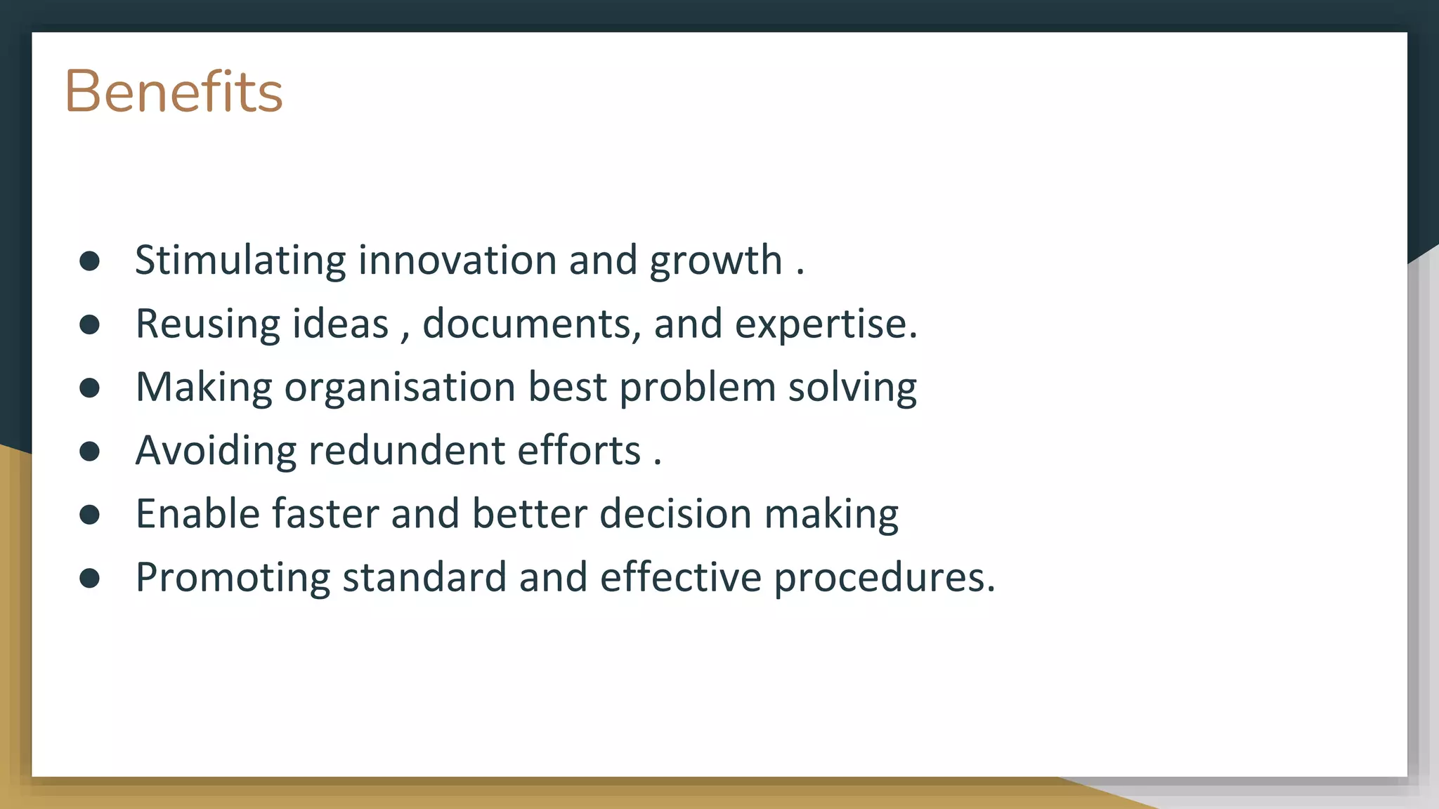 Knowledge management ppt | PPTX | IT and Internet Support | Internet