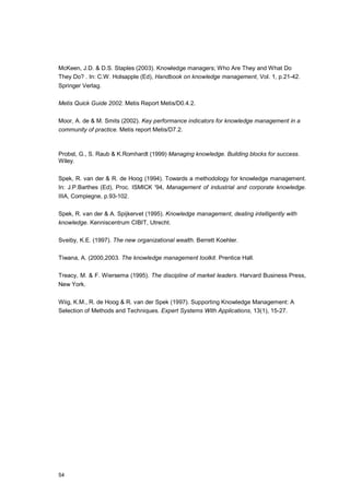 Knowledge management process models for knowledge maps | PDF