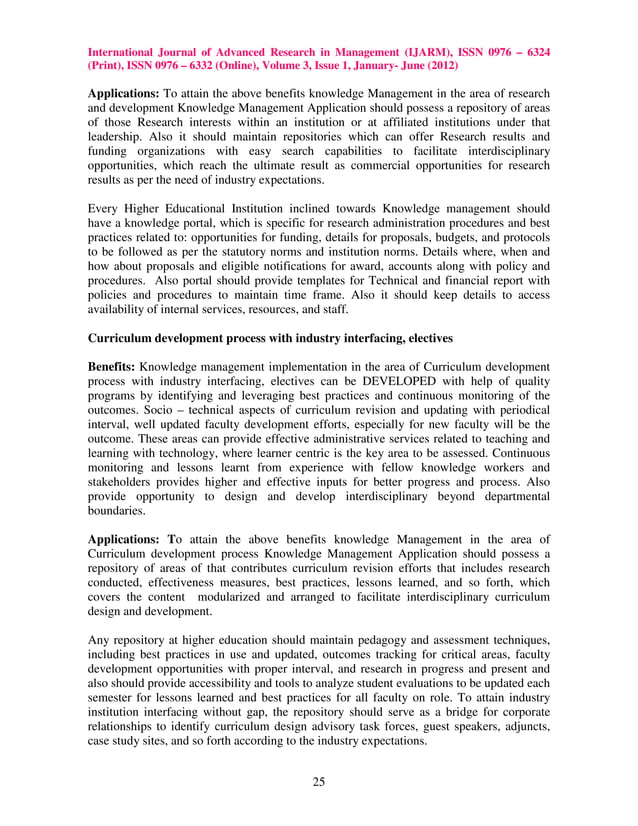 Knowledge management strategies in higher education | PDF