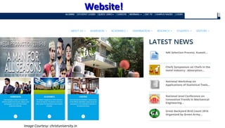 Website!Website!
Image Courtesy: christuniversity.in
 