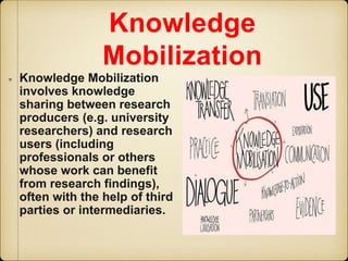 Knowledge Mobilization Process KNOWLEDGE MANAGEMENT IN MEDICINE | PPTX