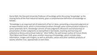 Knowledge meaning and nature | PPTX