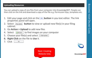 Building your Online ClassPlan Primary