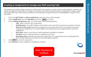 Communicating with StudentsAdd Events to Your Class Calendar Use your class calendar to manage class events such as assessment dates, class trips, student birthdays etc.Click on the Calendar Link in your Class NavigatorClick on the         button to add an event to your class calendarConfigure the following options:Title – type the title of the calendar item e.g. Sarah’s Birthday