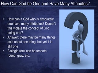 Questions on the Attributes of God
 