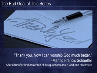 How God‟s Attributes can Impact Us
          “What overwhelmed him was two seemingly opposite
  attributes of the triune God “in a sweet conjunction: majesty
    and meekness joined together: it was a sweet and gentle,
   and holy majesty; and also a majestic meekness; an awful
     sweetness; a high, and great, and holy gentleness”. . . .If
              God were simply a cosmic version of the greatest
 imaginable human, God would still be by human standards a
   capricious and unreasonable tyrant, the father whose love
  turned out to be petty control, harsh judgments, tenderness
             mixed with fits of anger, unyielding disciplines, and
      punishments. In fact, it was only when Jonathan‟s vision
   expanded to appreciate that the triune God who controlled
       this vast universe must be ineffably good, beautiful, and
      loving beyond human comprehension that he could lose
                                                 himself in God.”
                                    - Historian George Marsden
                                        Jonathan Edwards: A Life
 