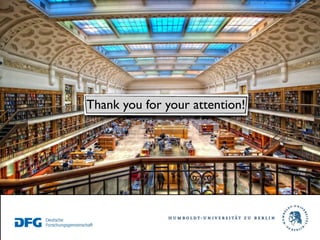 Thank you for your attention!
 