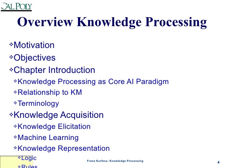 Knowledge processing