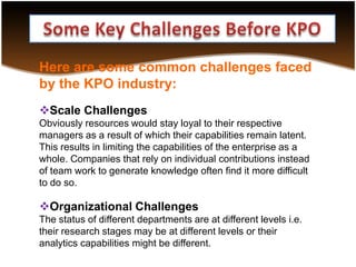 Knowledge process outsourcing | PPTX